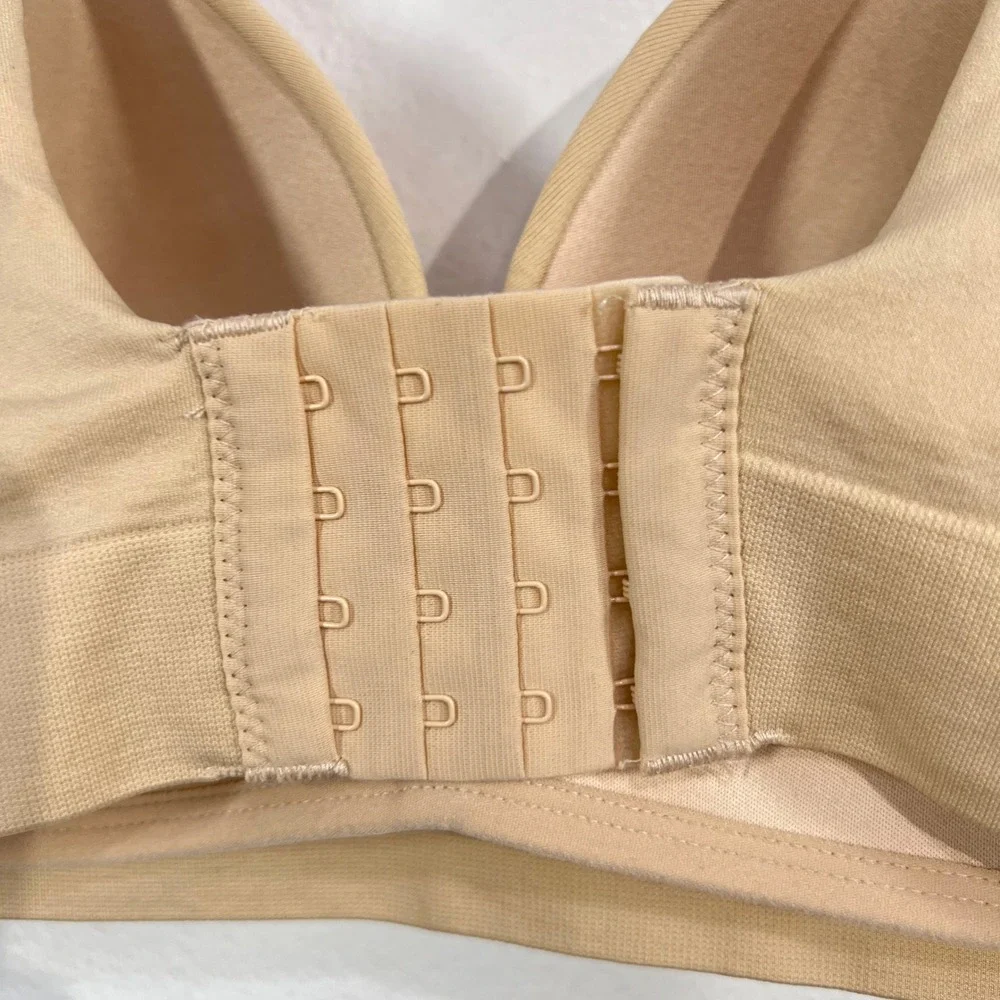 Truekind Supportive Comfort Wireless Shaping Bra XL Chai Beige Seamless Lift